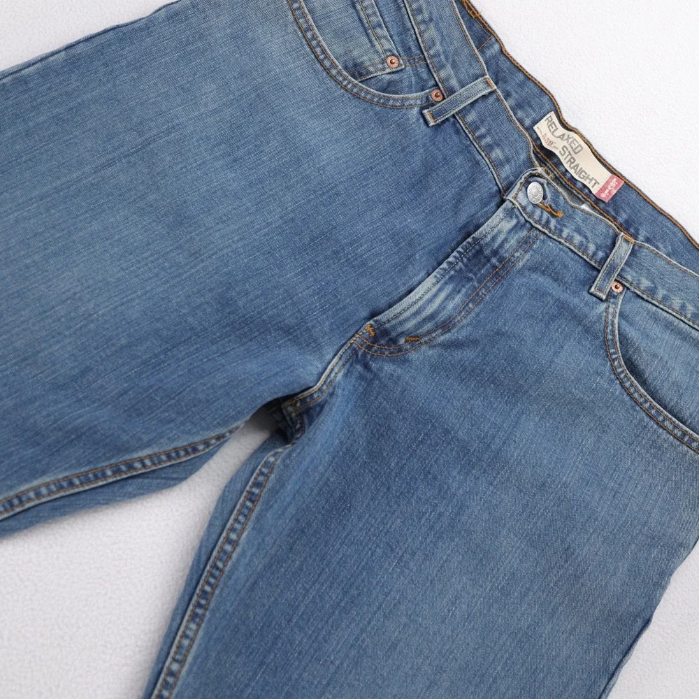 Levis 559 Relaxed Straight Jeans Mens 34x30 (35x30) Blue Medium Wash 100% Cotton